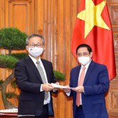 Nhật Bản hỗ trợ Việt Nam 1 triệu liều vắc xin COVID-19